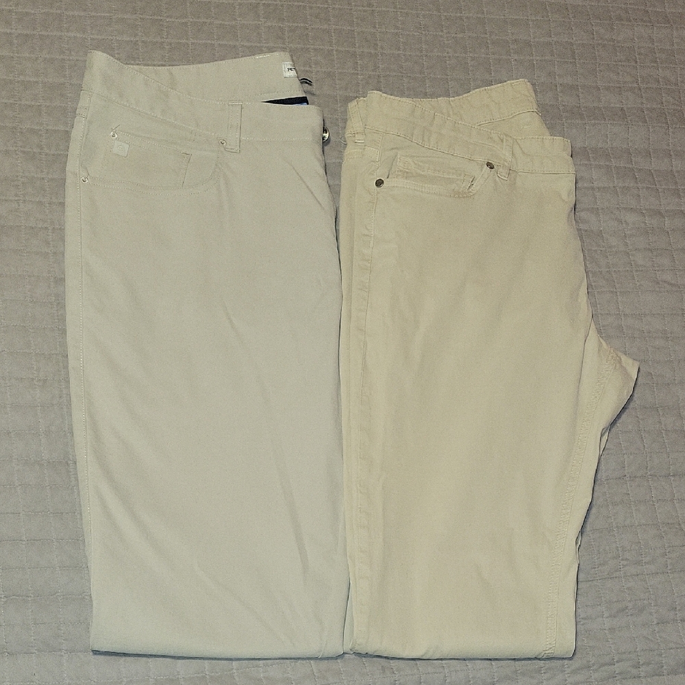 Peter Millar 2 Light Khaki and 1 Cream